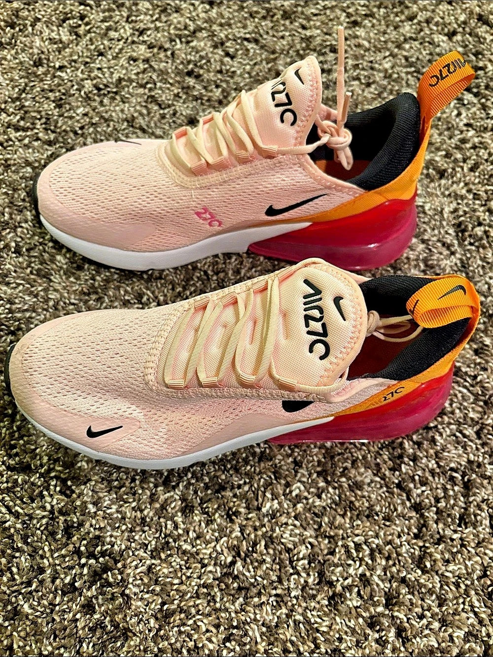 Nike Air Zoom Pegasus 38 Women's Athletic Shoes Pink & Orange US 6.5